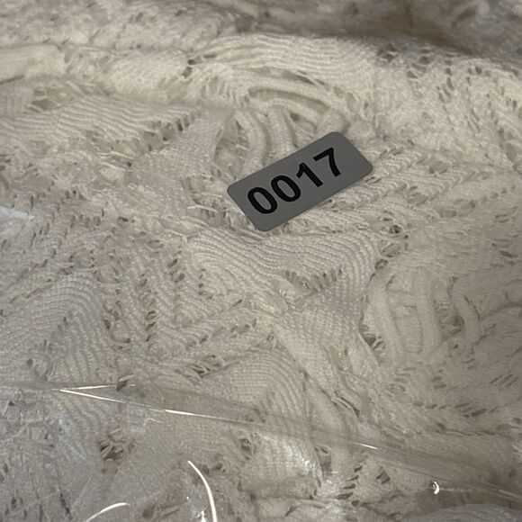 Charlotte Russe white lace ruffled crop top Size S Y2K FairyCore - Picture 7 of 7